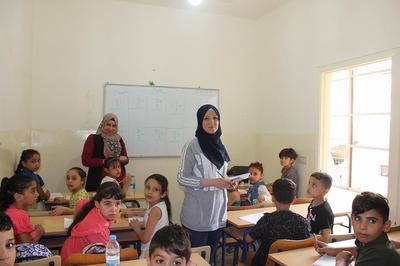 資金難に苦しんでいるUNRWA（国連パレスチナ難民救済事業機関）の学校ですが、 8月末から無事に新年度が始まり、一安心しました。