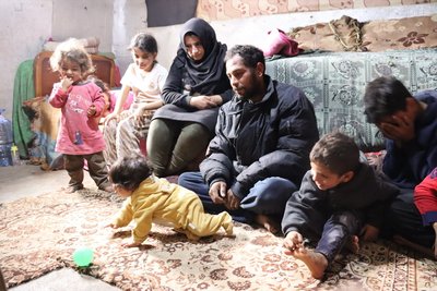 シリア難民、パレスチナ人シリア難民の9割は「極度の貧困」状態